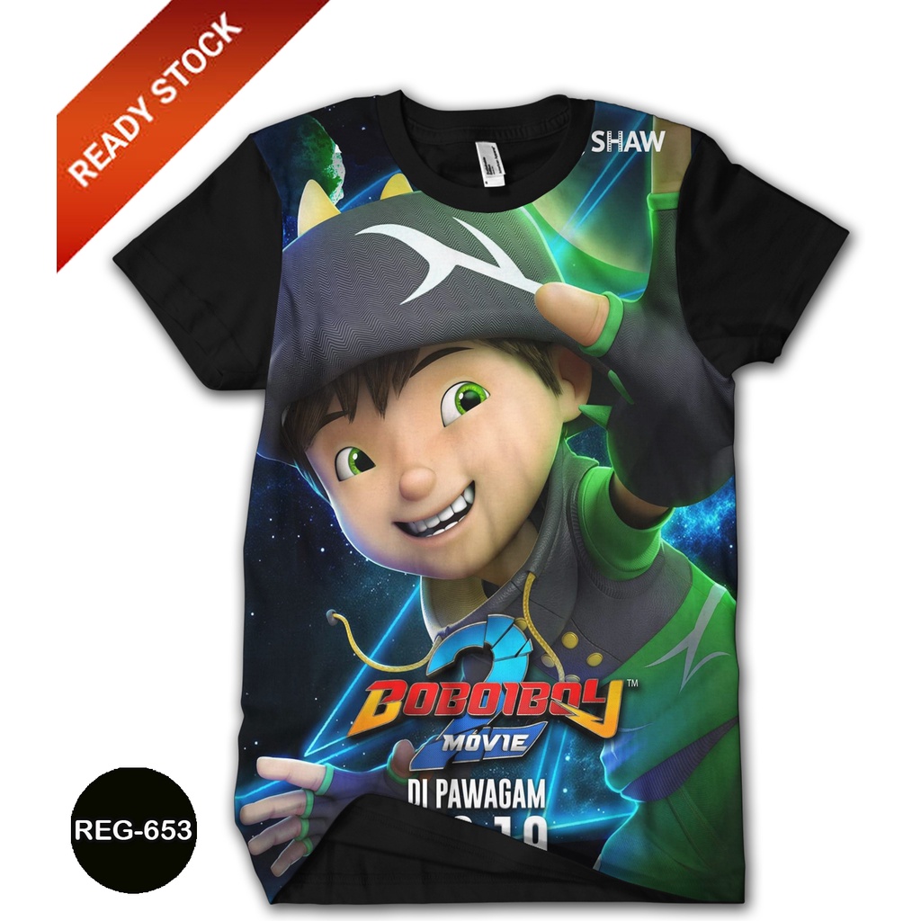 Baju Anak Boboiboy Duri Super Galaxy 3D Baju Boboiboy Kartun TV Animasi #REG-653