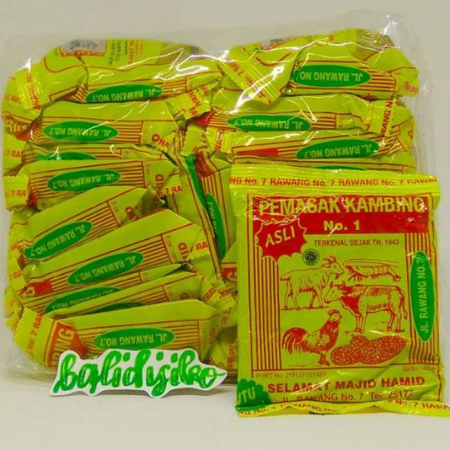 

Bumbu Pemasak Kambing Khas Padang 1000 gram