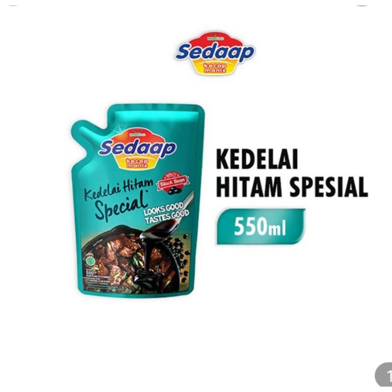 

Sedaap Kecap Manis Kedelai Hitam Spesial 550 ml