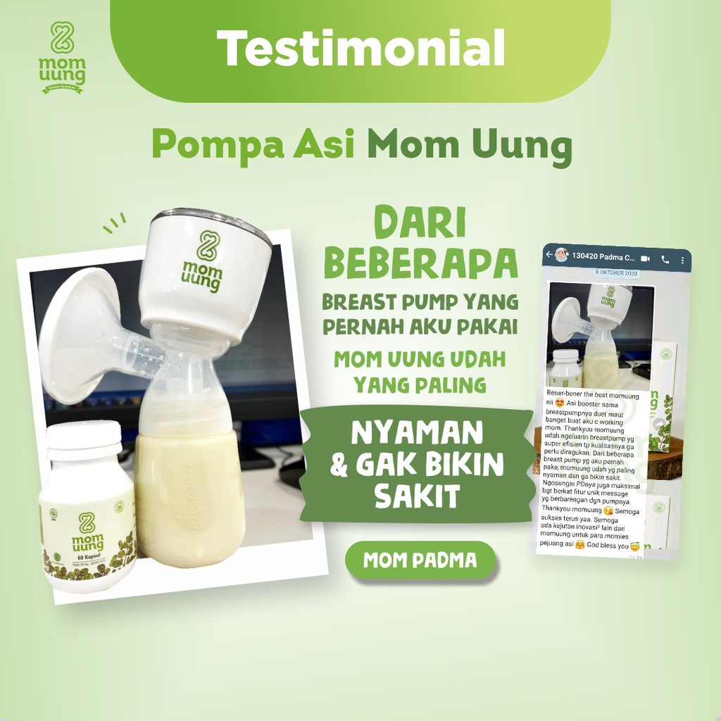 MOM UUNG Breast Pump / Pompa Asi Mom Uung / Pompa Asi Elektrik / Pompa Mom Uung-JB