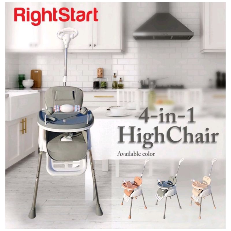 Right start high chair 4in1 HC2379 HC2385  candy series / kursi makan bayi multifungsi