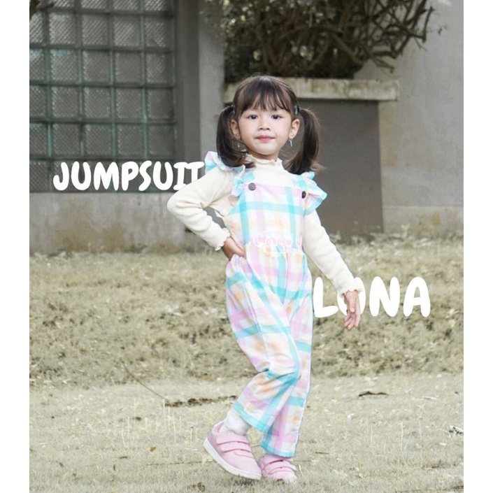 1-4 tahun LUNA JUMPSUIT ANAK LUCU BAHAN KATUN