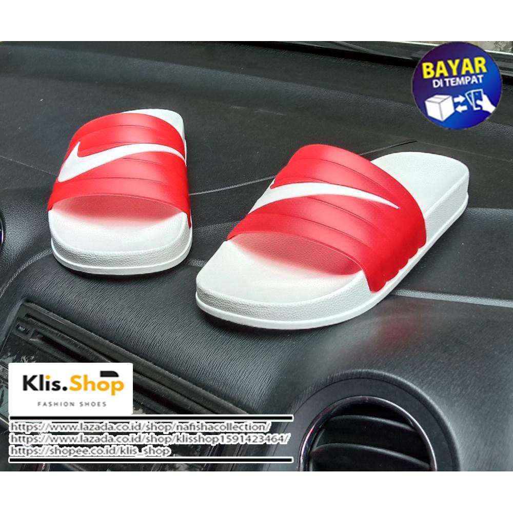 klis_shop sandal pria dan wanita sandal niike terbaru / sandal ternyaman/ sandal nyantai