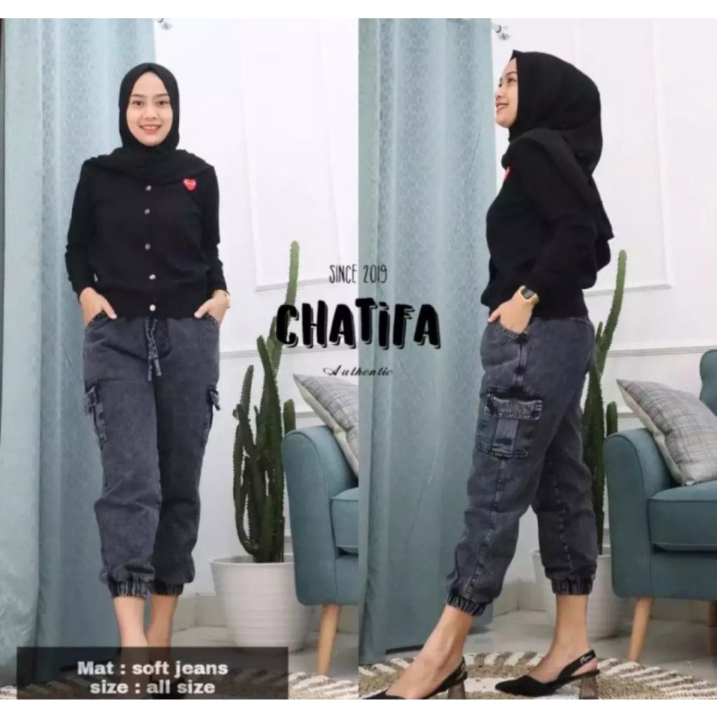 BOYFRIEND JEANS Wanita Non Stretch BF Jeans Ripped Sobek Wanita Kekinian Murah kode Neo