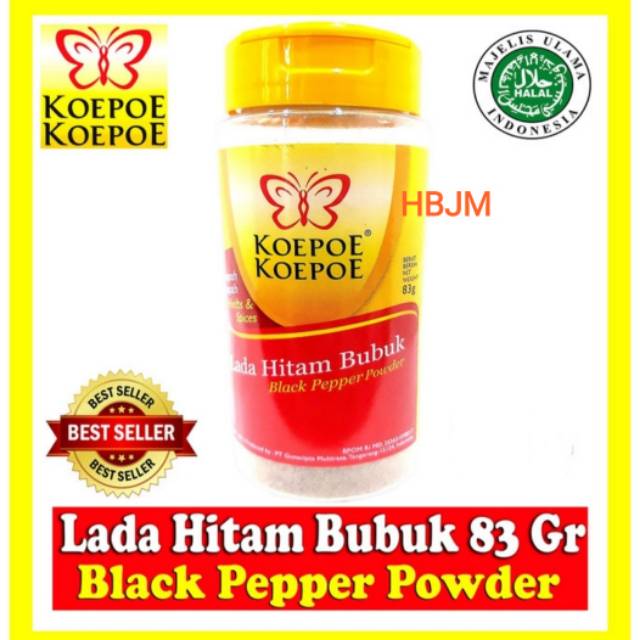 

LADA HITAM BUBUK 83 GR KOEPOE KOEPOE - BLACK PEPPER POWDER