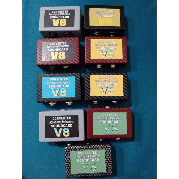 CONVERTER GITAR SOUNDCARD V8 ADJUST INSTRUMENT