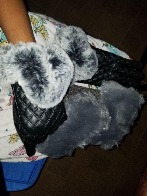 Penghangat Kaki Bulu Leg Warmer