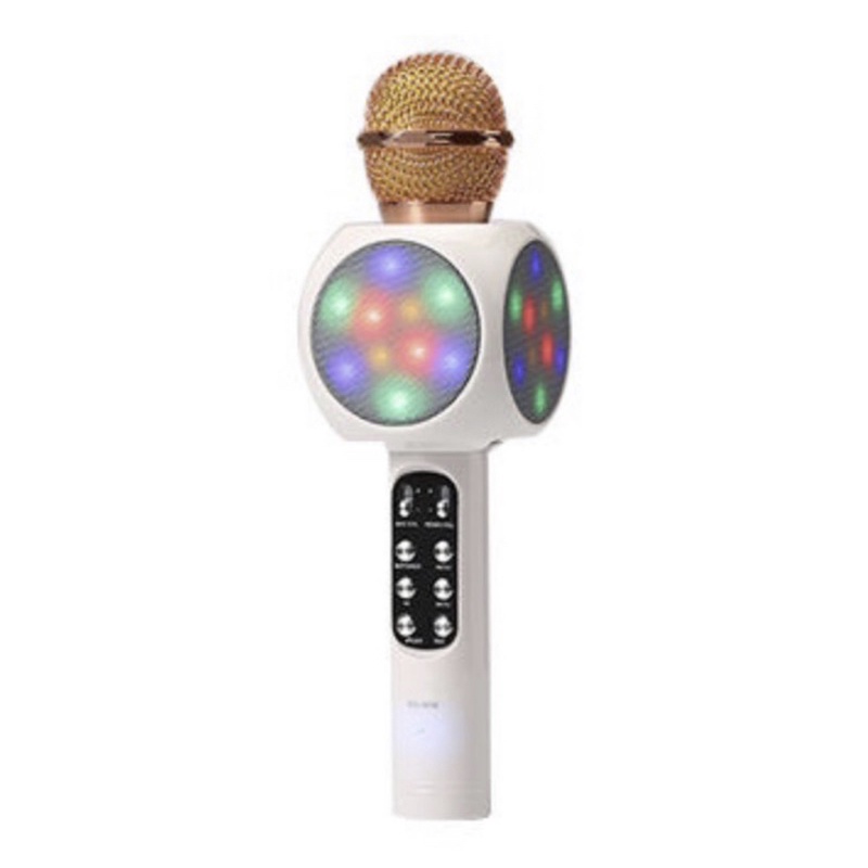 Microphone &amp; Speaker Bluetooth WS-1816 LED - Mic Bluetooth WS-1816 LED