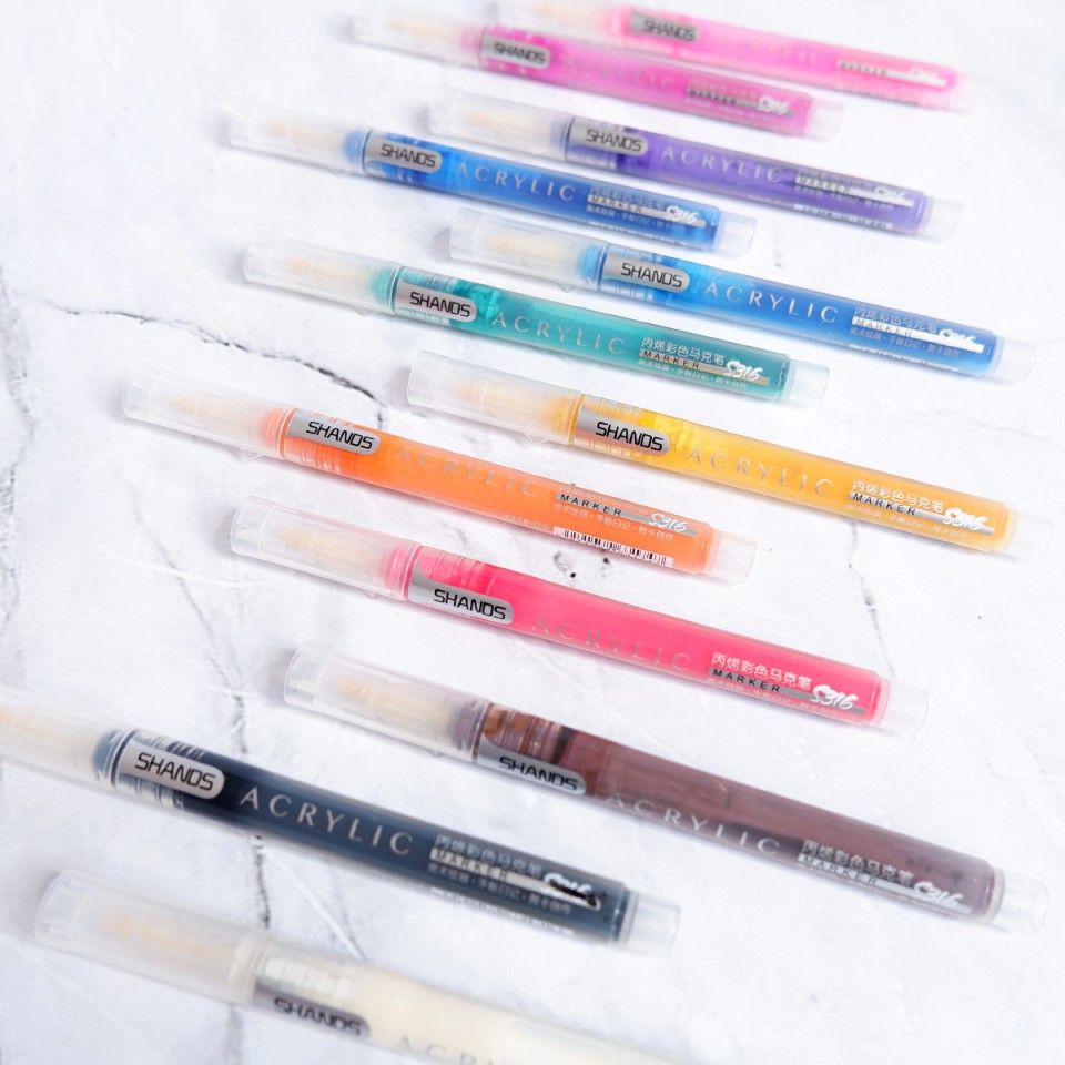 

Shands Acrylic Marker S316DP 1 Set / Spidol Warna