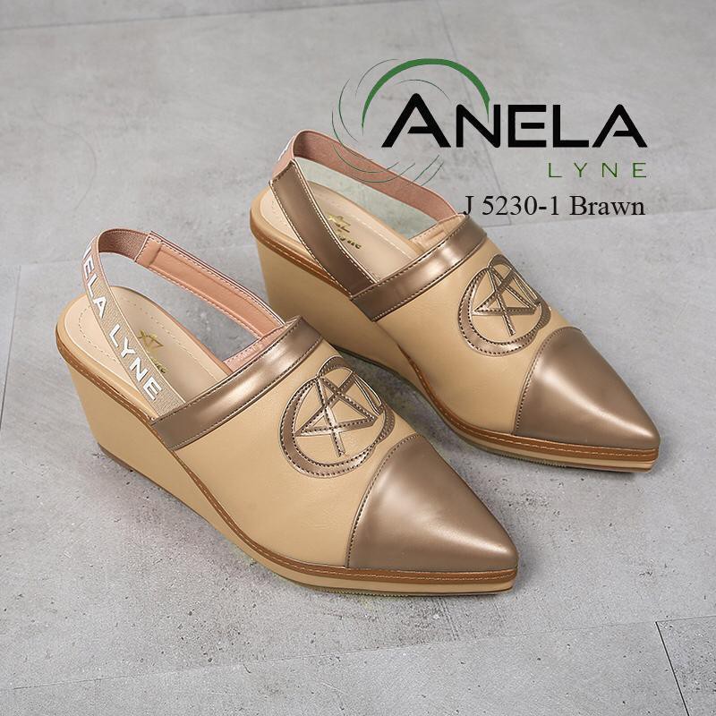 ANELA LYNE SEPATU WEDGES SLINGBACK 5230-1