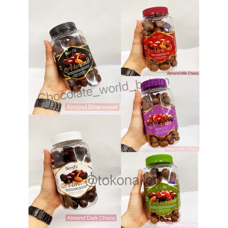 Jual BERYLS JAR ALMOND CHOCOLATE 450gr | Shopee Indonesia