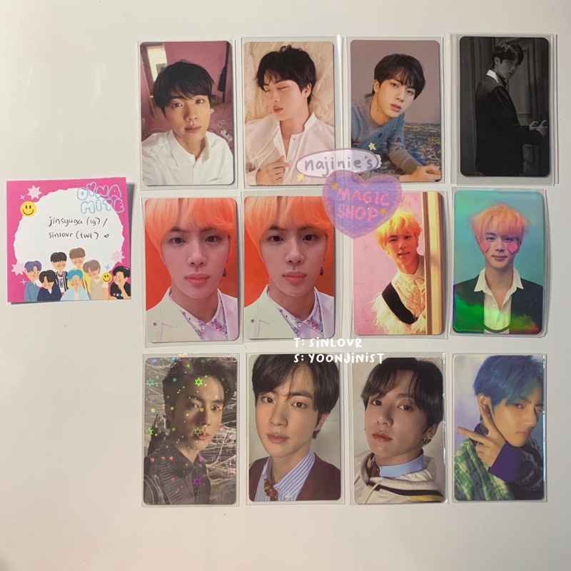 BTS Seokjin Jungkook Taehyung Album Photocard Her Tear Answer S E MOTS Journey Monochrome Mono Versi