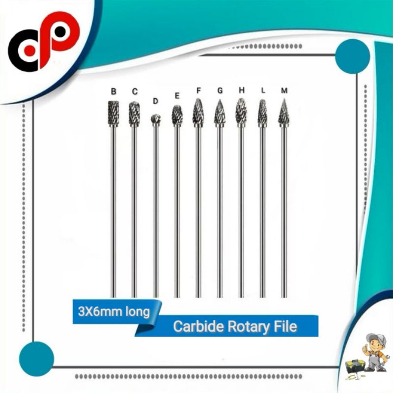 

Rotary File Long 3X6 (Harga Per Pcs)