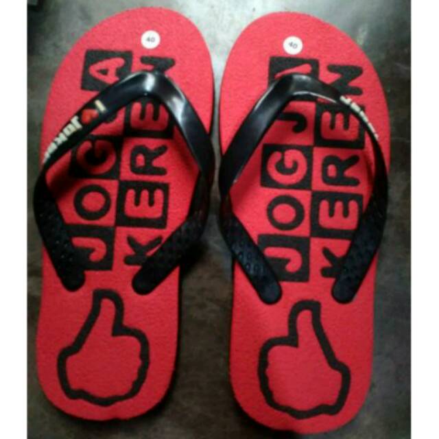 (BISA COD) SANDAL JOGJA KEREN JEMPOL COCOK UNTUK PRIA DAN WANITA - SOUVENIR MURAH KHAS JOGJA