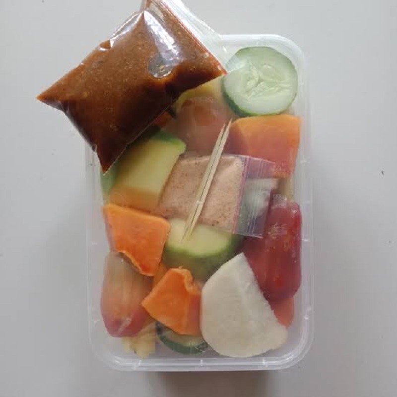 Rujak buah segar sambal ulek - FRESH