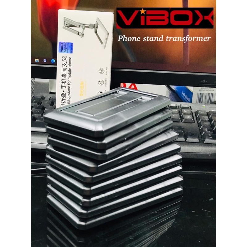 HOLDER STAND MEJA VB30 PHONES STAND TRANSFORMER VIBOX NEW MINI POCKET SIZE LIPAT