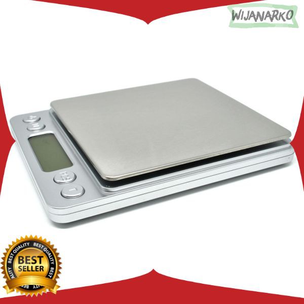 Timbangan Dapur Mini Digital Platform Scale 1kg 0.1g - i2000 TBG11