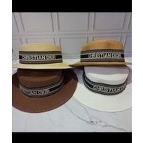 Topi wanita bucket hat CD Jadiorr | fashion wanita premium | topi pantai rotan