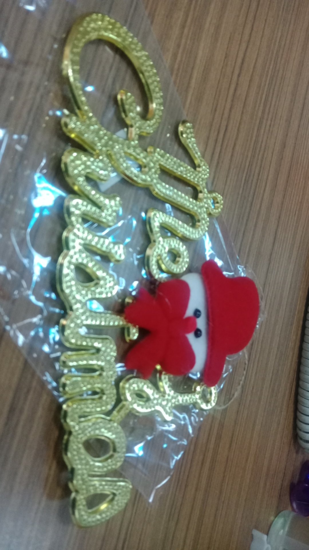 Dekorasi Pohon Natal Merry Christmas Santa Murah 2583