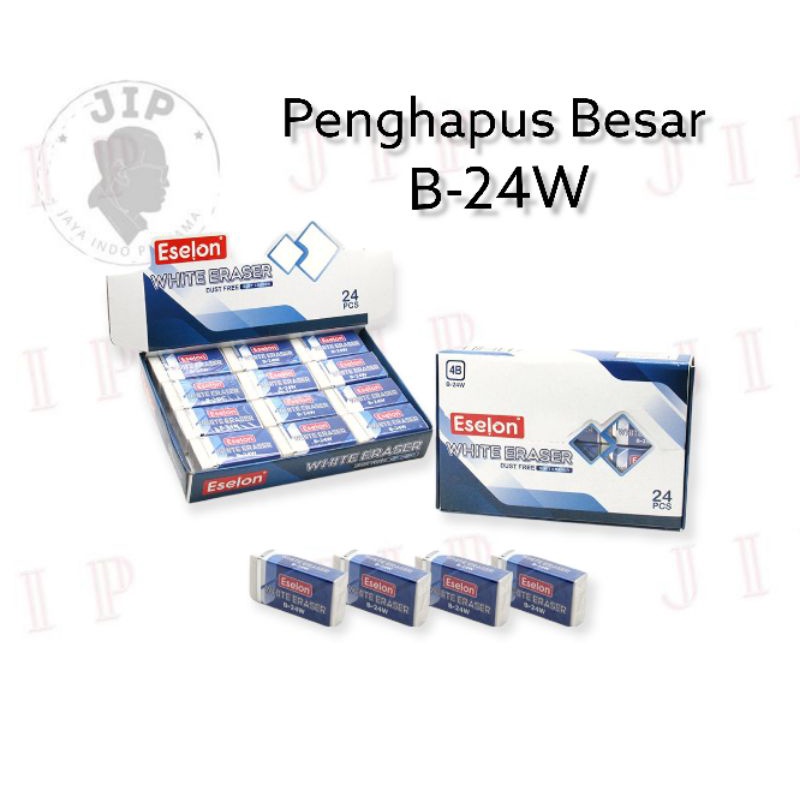 

Penghapus / Penghapus size BESAR / Penghapus Eselon ES-24 Putih / Setip / Stip Warna