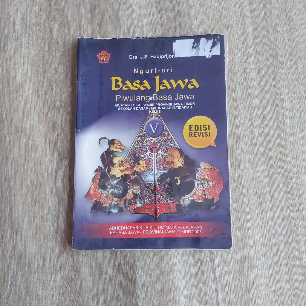 Nguri-uri Basa Jawa piwulang Basa Jawa kelas 5 Kanisius