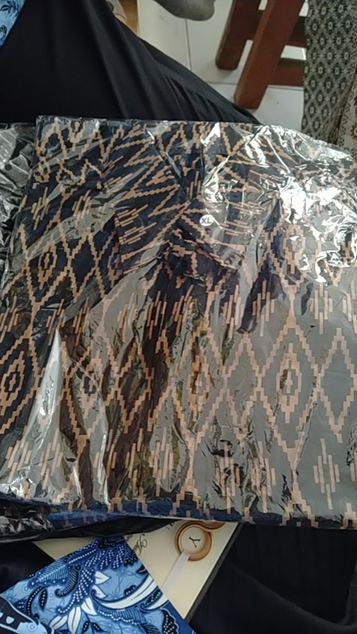 Baju Batik Couple Atasan Batik Couple Lawasan Coklat