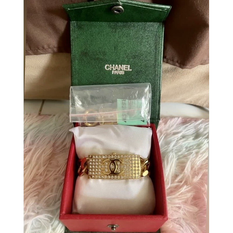 Chanel jam tangan rantai premium
