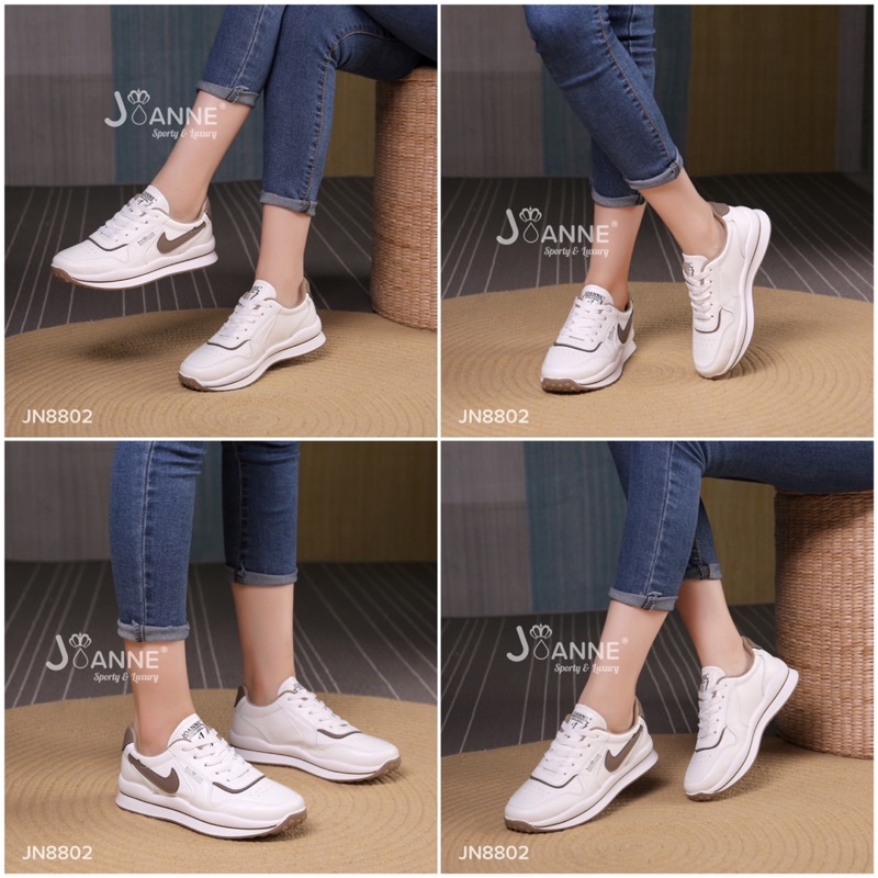 RESTOCK!! [ORIGINAL] JOANNE Sporty Sneakers Shoes Sepatu Wanita #JN8802 N