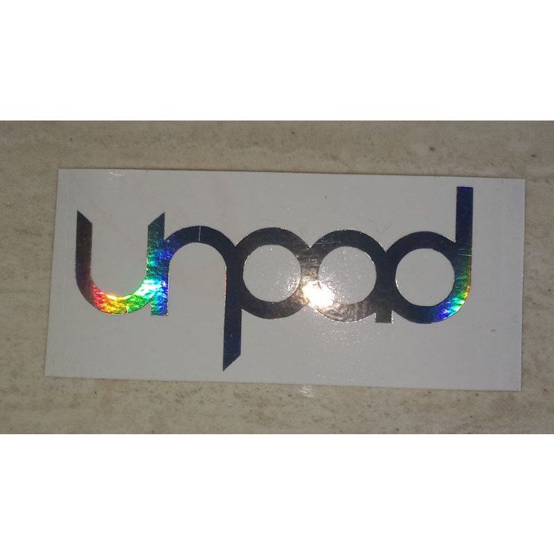 stiker cutting hologram unpad