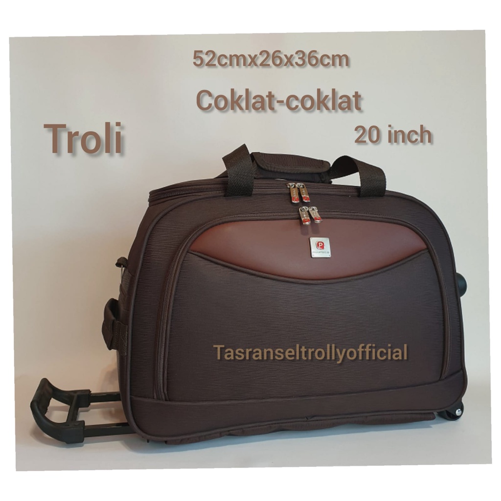 Tas Pakaian Troli Polo Interclub 52cmx26x36cm ukuran medium original