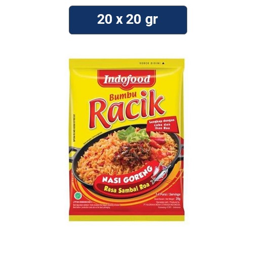 Indofood Bumbu Racik Nasi Goreng Sambal Roa 20 x 20 gr