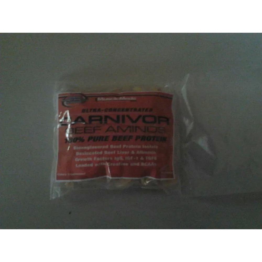 Jual Carnivor Beef Amino ketengan eceran 50 tab Limited