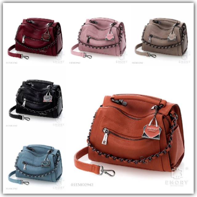 BAG IMPORT BRANDED EMORY GASHINNA / TAS SELEMPANG FASHION WANITA-SLINGBAG MULTIFUNGSI HANDBAG BATAM