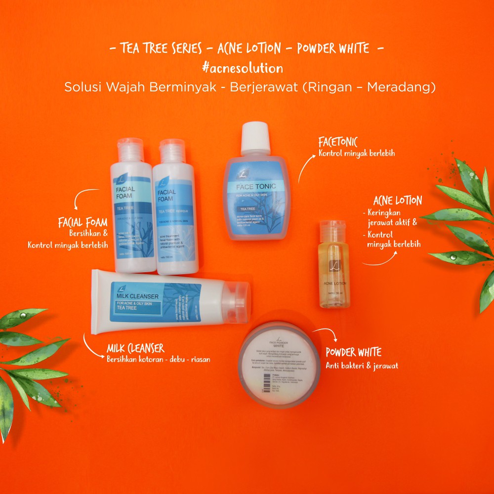 facial foam tea tree larissa