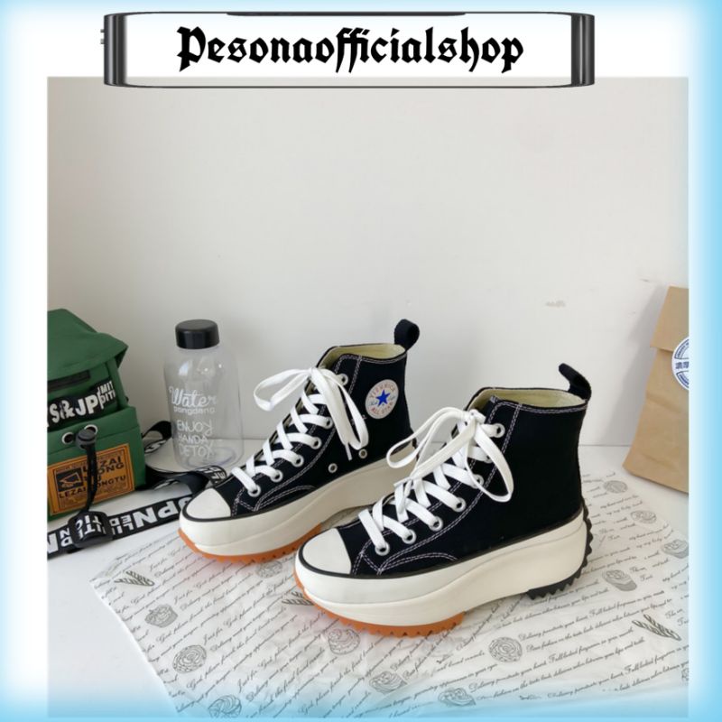 COD POS 560 Sepatu Sneakers Converse Run Hike Premium Run Star Hike Wedges Casual Shoes Wanita