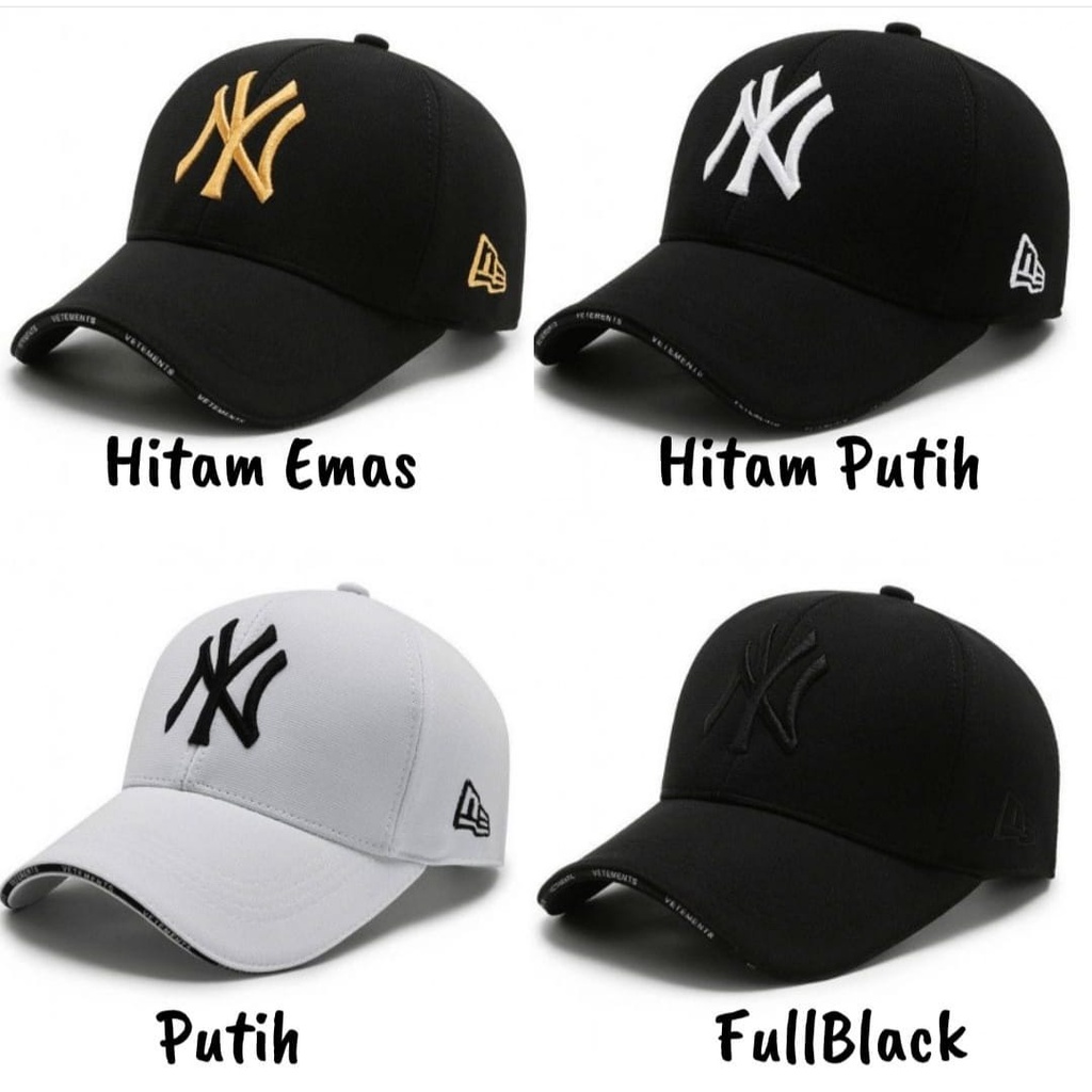 New York Yankees bisbol Topi Bordir distro Unisex fashion pria wanita kekinian premium qualitiy