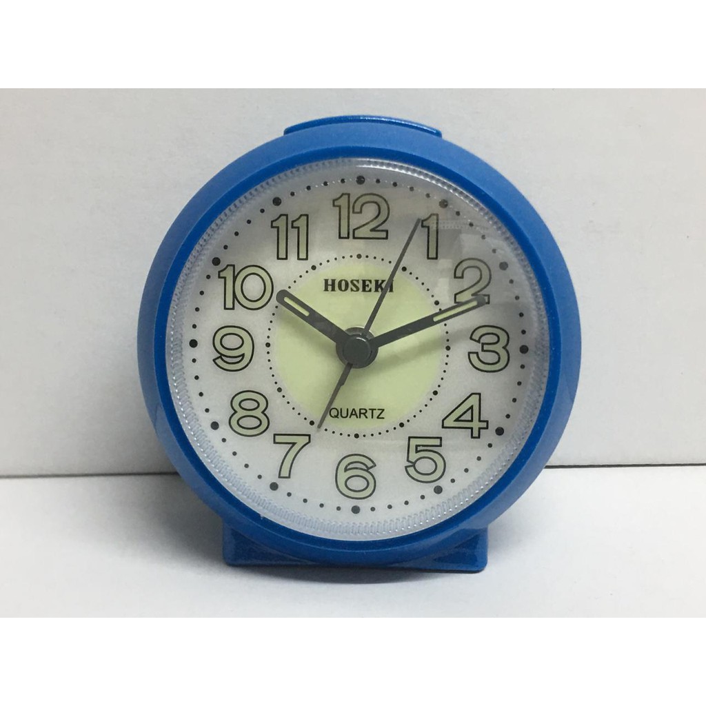 jam beker/alarm clock angka glow in the dark buat malam hari H9063