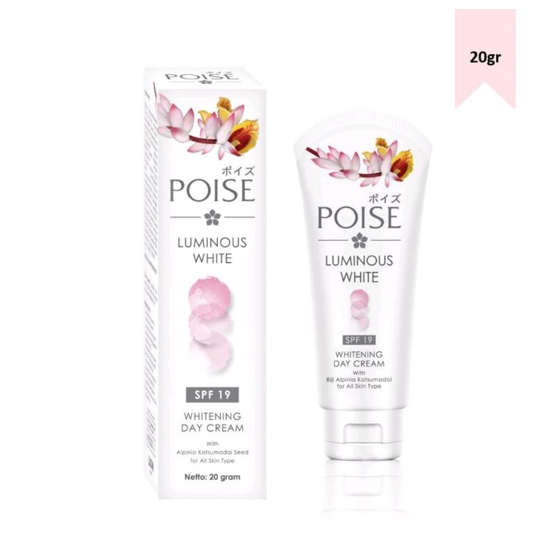 Poise Day Cream Luminous White Tube 20gr