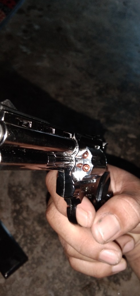 Korek Api Bara Pistol Phyton Revolver