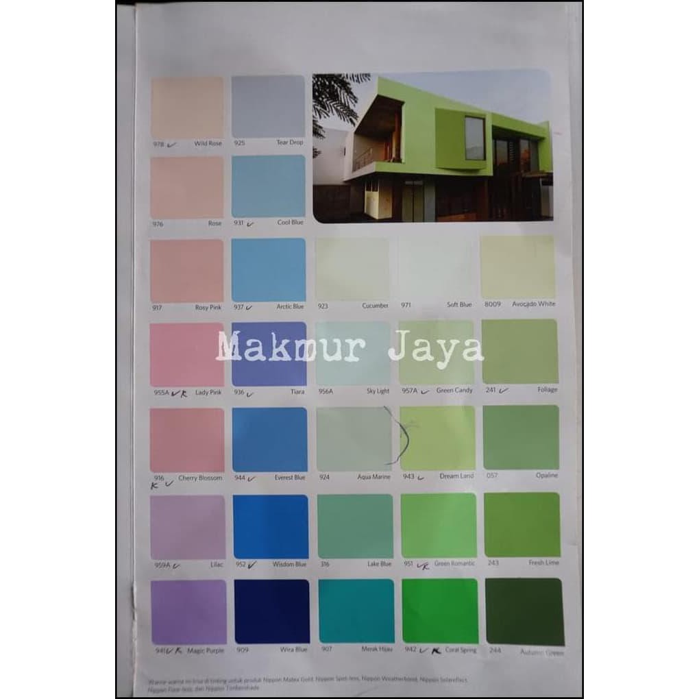  Macam  Warna  Cat Tembok Nippon  Paint  Ide Perpaduan Warna 