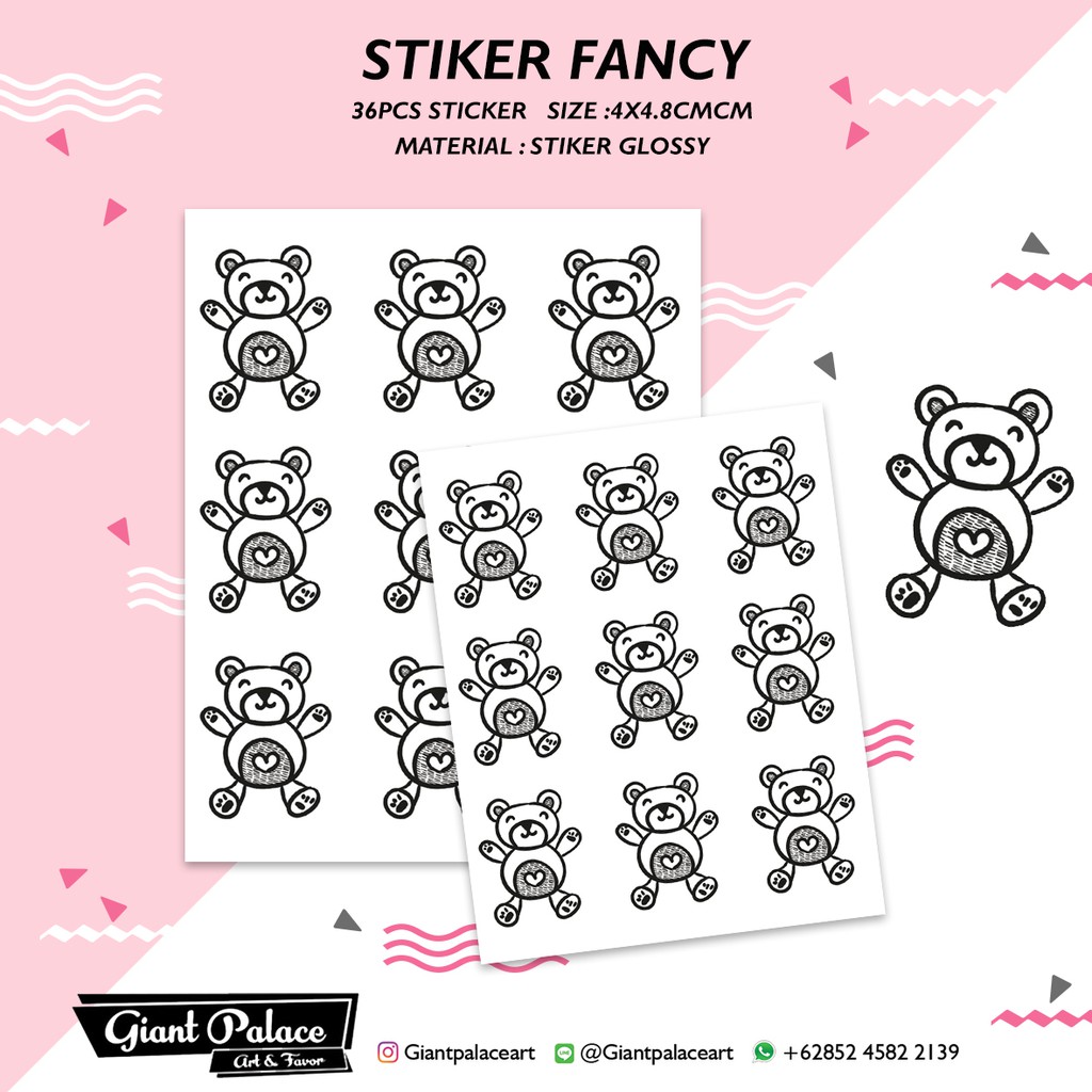 70PCS STIKER NAMA LUCU Shopee Indonesia