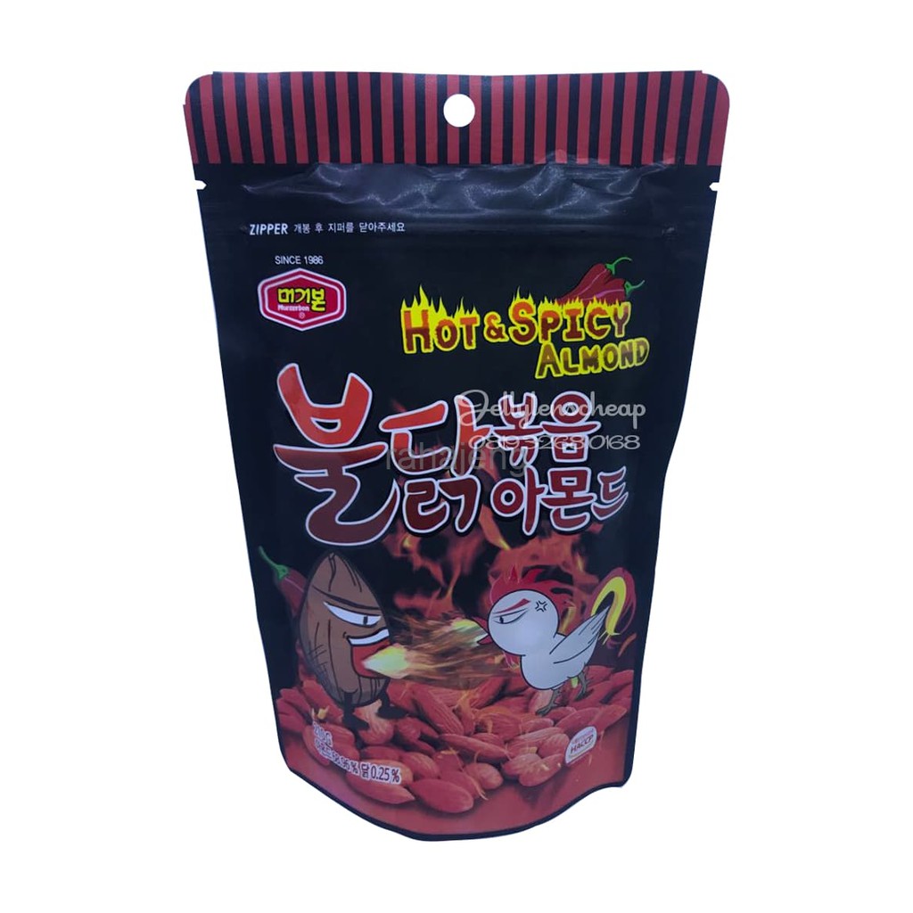 

Hot & Spicy Almond 210gram ~ Honey Butter Almond rasa Samyang