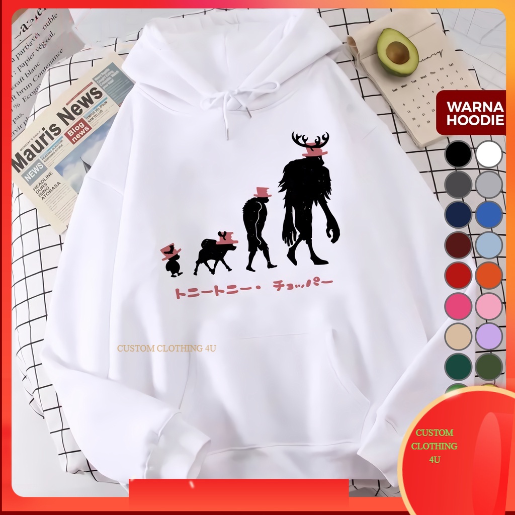 Jaket Hoodie ONE PIECE 06 chopper cute lucu - Sweater Anime  PREMIUM hoddie hodie switer switter cre