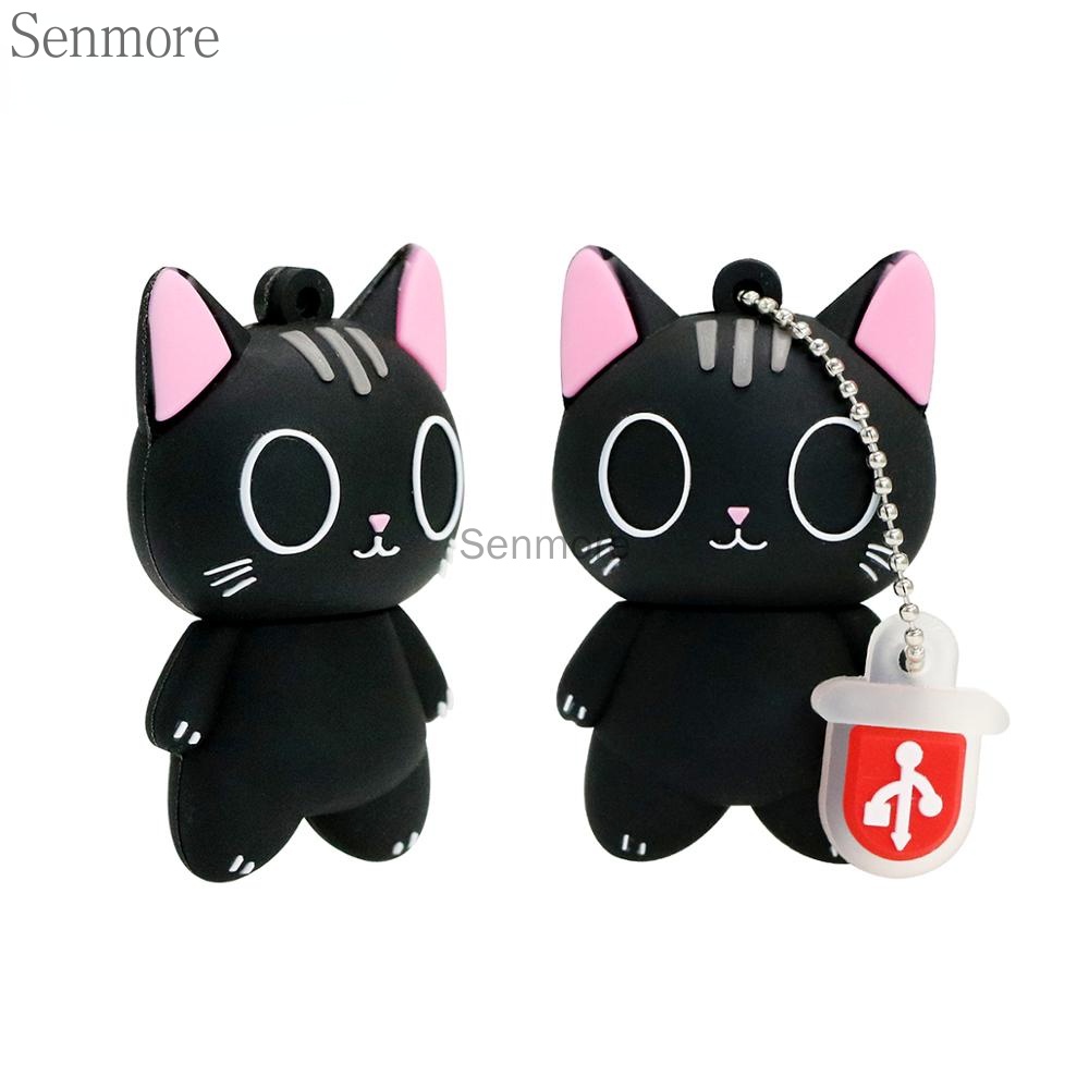 Flashdisk Usb 2.0gb 128gb / 8GB / 16GB / 32GB / 64GB / 1TB / 2TB Bentuk Kartun Telinga Kucing Pink
