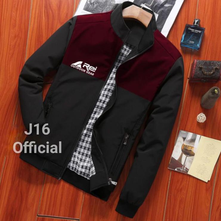[SBH. 134835] OUTDOOR REI | Jaket Harrington Baby Canvas Pria OUTDOOR INDOOR Premium Original Kombin