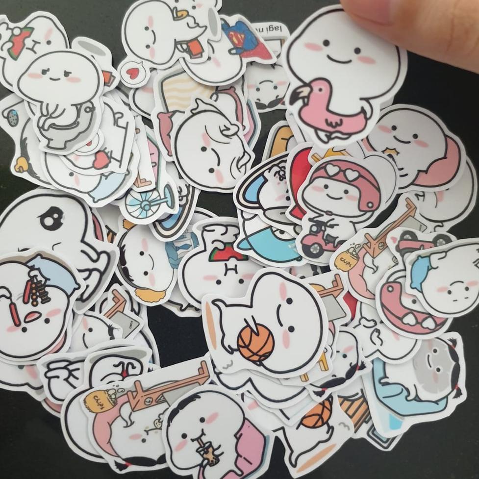 

௹ Sticker PENTOL Lucu laminasi Ecer isi 20 pcs ヽ