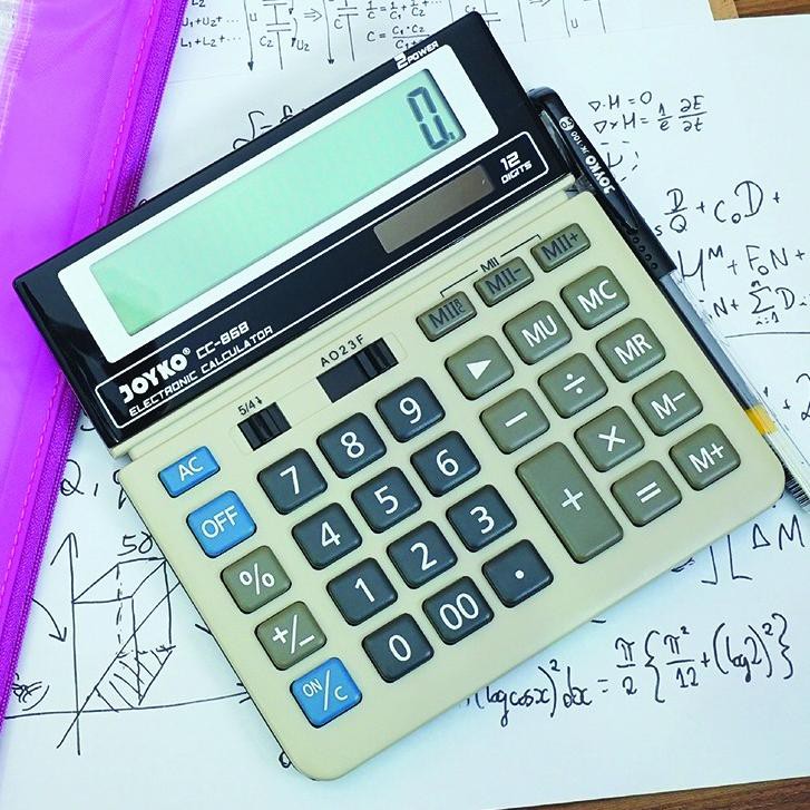 

SALE!! (ycr-713) Calculator Kalkulator Joyko CC-868 12 Digits