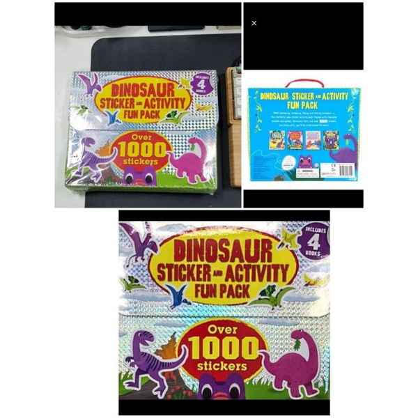 dinosaur sticker and activity 1000 stickers