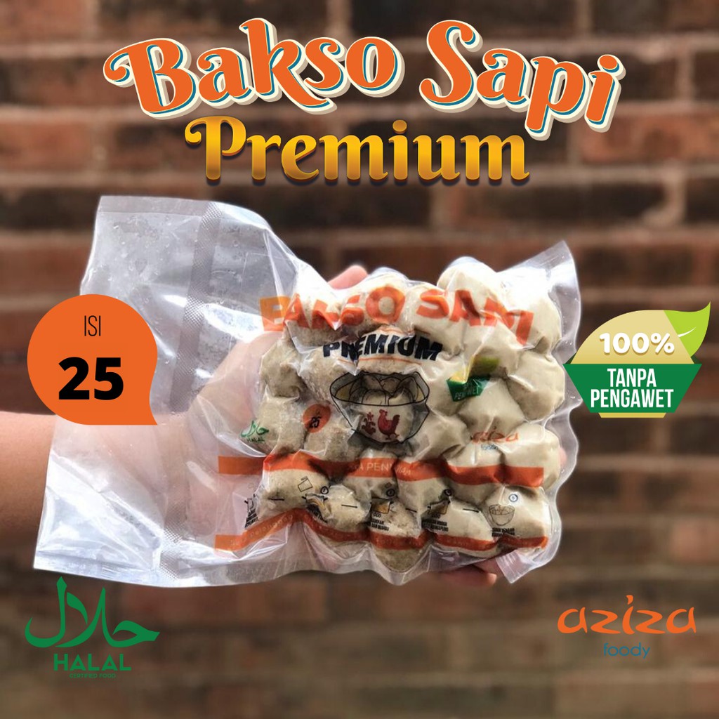 

Bakso Sapi Premium Paket Family Isi 25