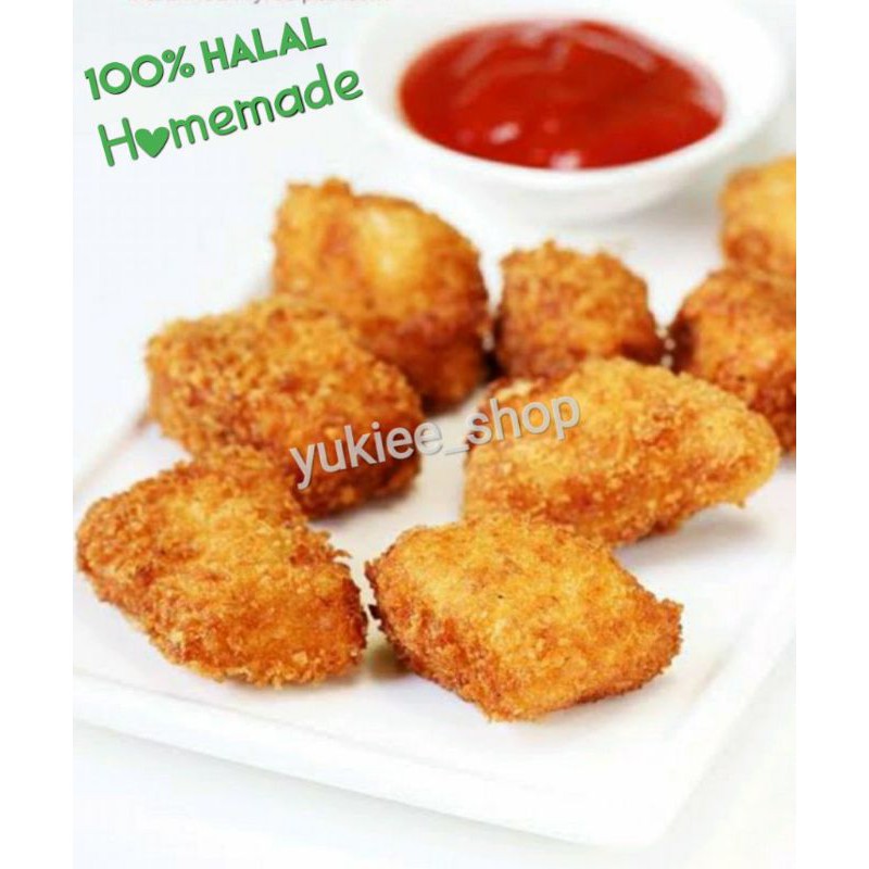 

NUGGET AYAM HOMEMADE HALAL/CHICKEN NUGGET HOMEMADE.